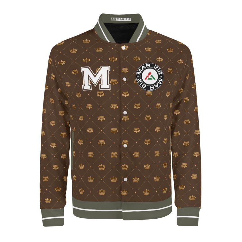 Veste Morocco marron Varsity unisexe