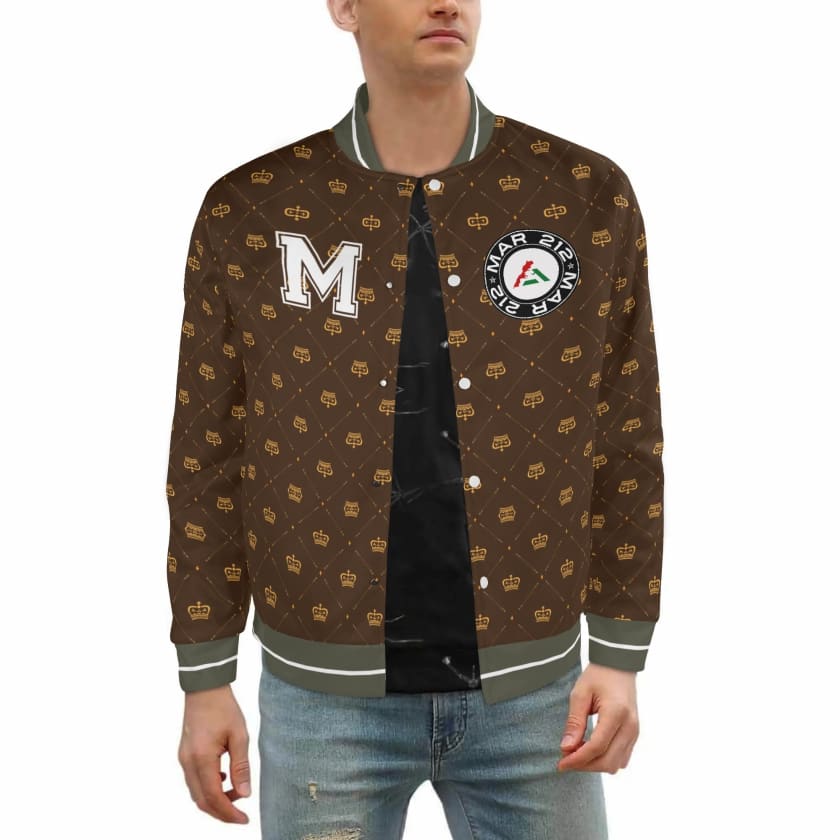 Veste Morocco marron Varsity unisexe