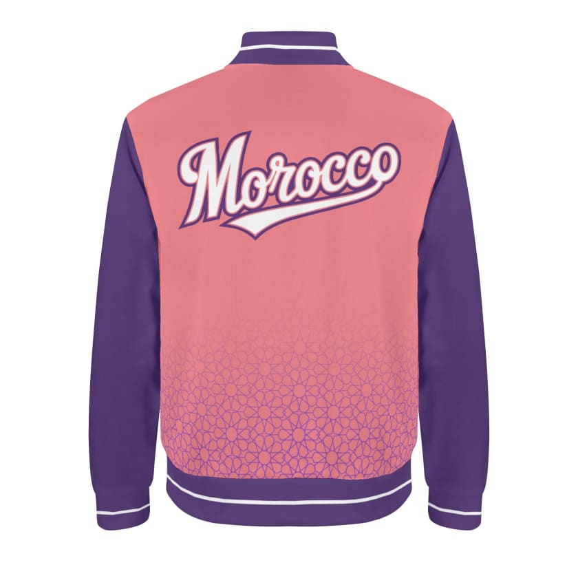 Veste Morocco rose Varsity unisexe