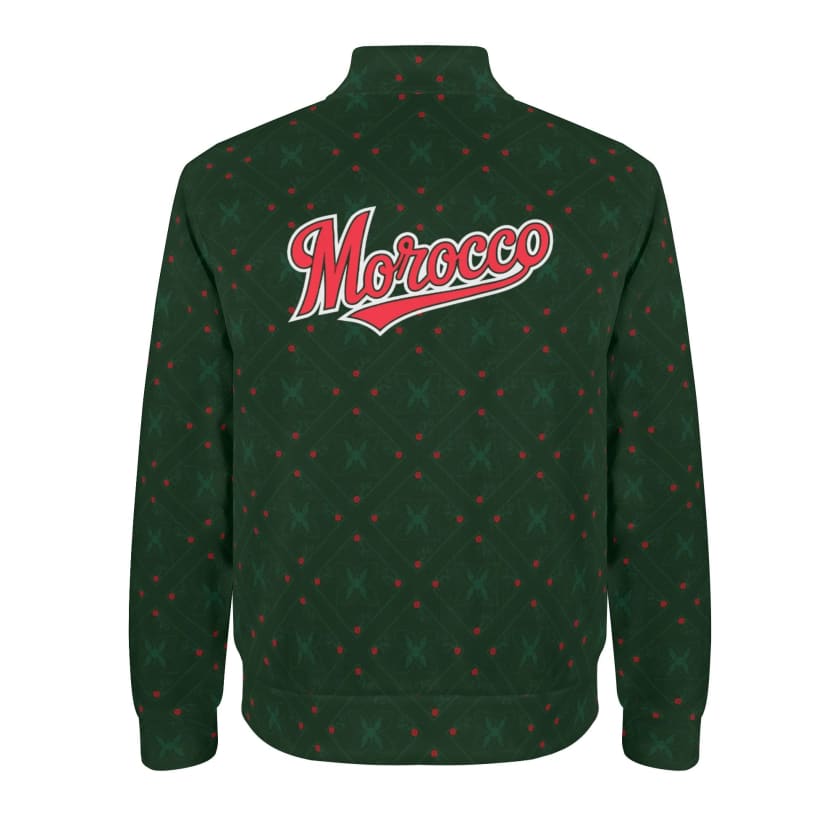 Veste Morocco verte Varsity unisexe