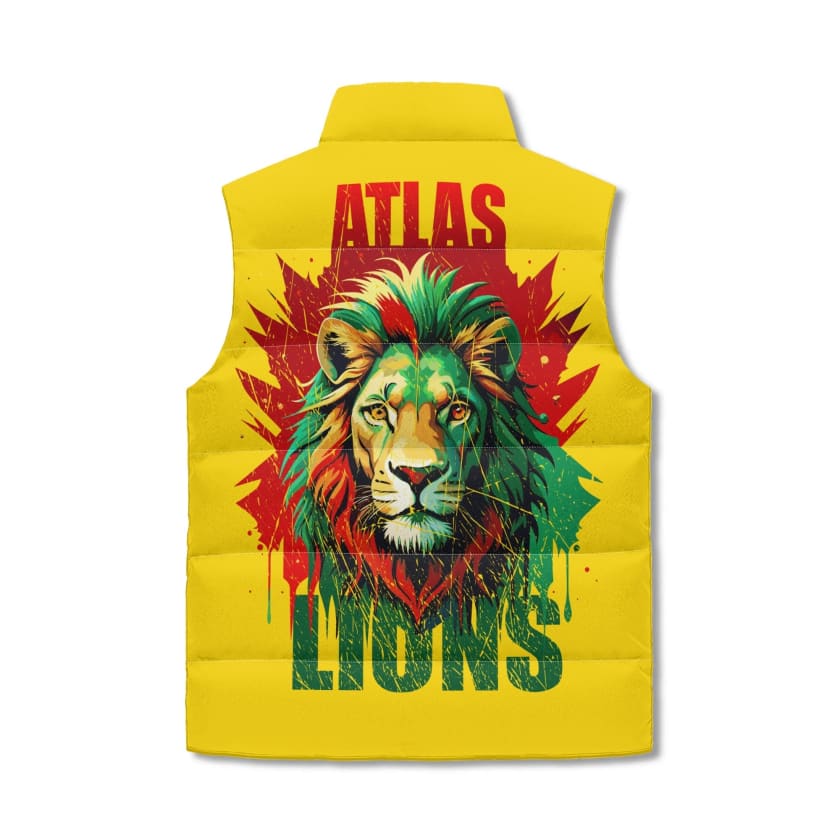 Veste polaire jaune unisexe MAR Lion de lAtlas