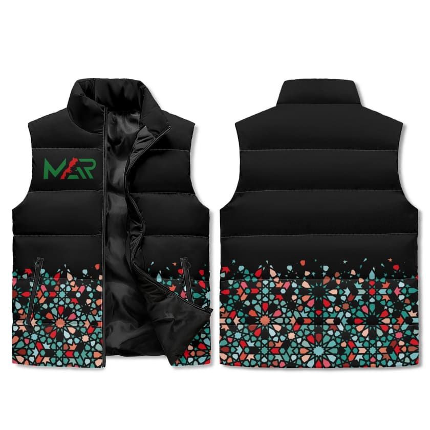 Veste polaire noire FragZellige unisexe