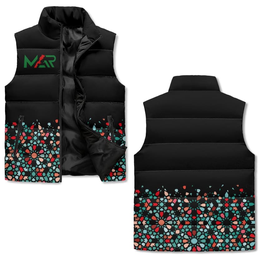 Veste polaire noire FragZellige unisexe