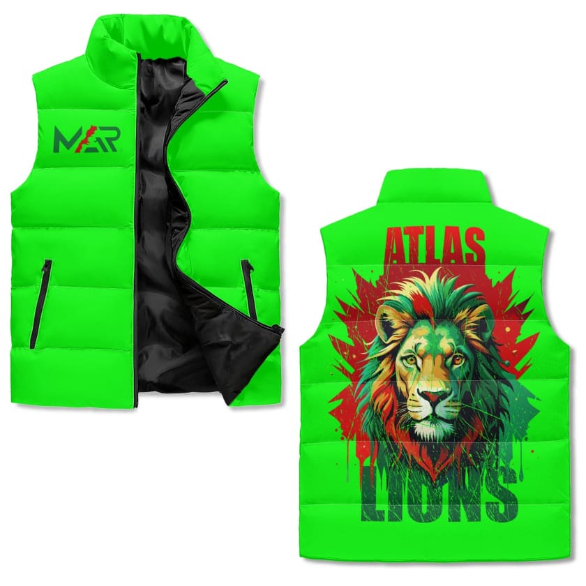 Veste polaire pour homme MAR Lion de lAtlas supporter