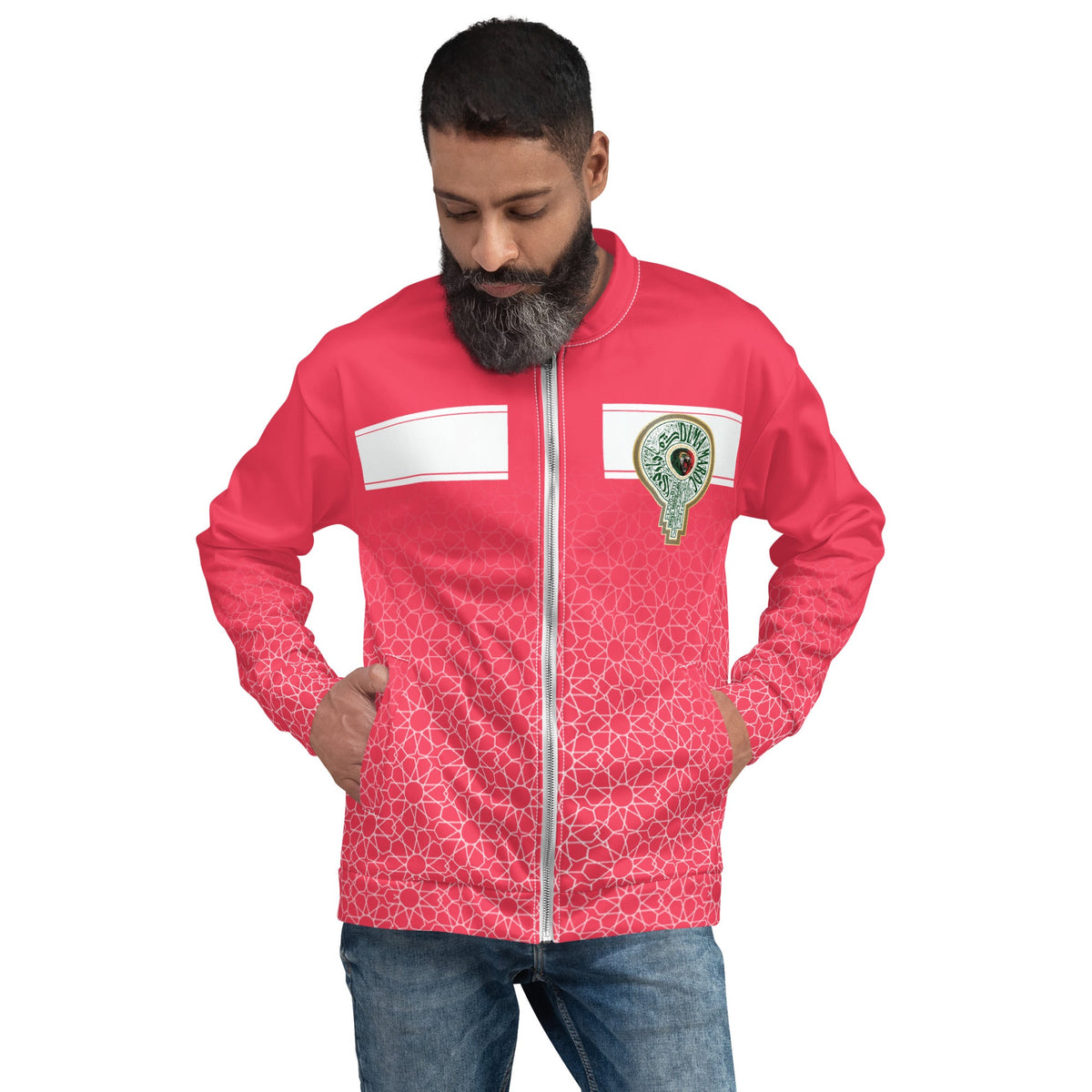 Veste rose Collection Mosaïque unisexe