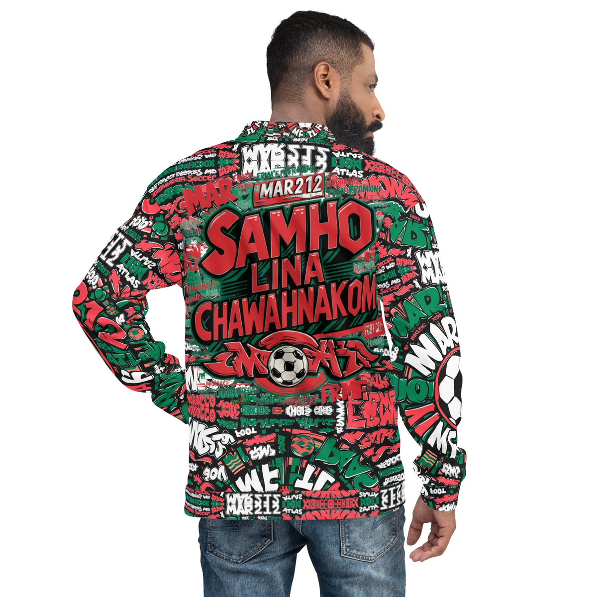 Veste supporter Marocain citation samho lina chawahnakom