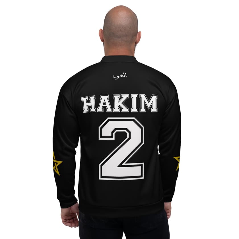 Veste Survêtement Foot Maroc personnalisé prénom + numéro