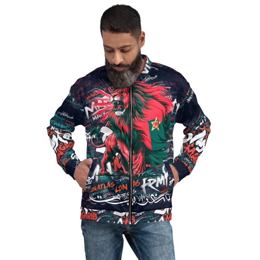 Veste survêtement Lion Atlas Dima Maghrib unisexe