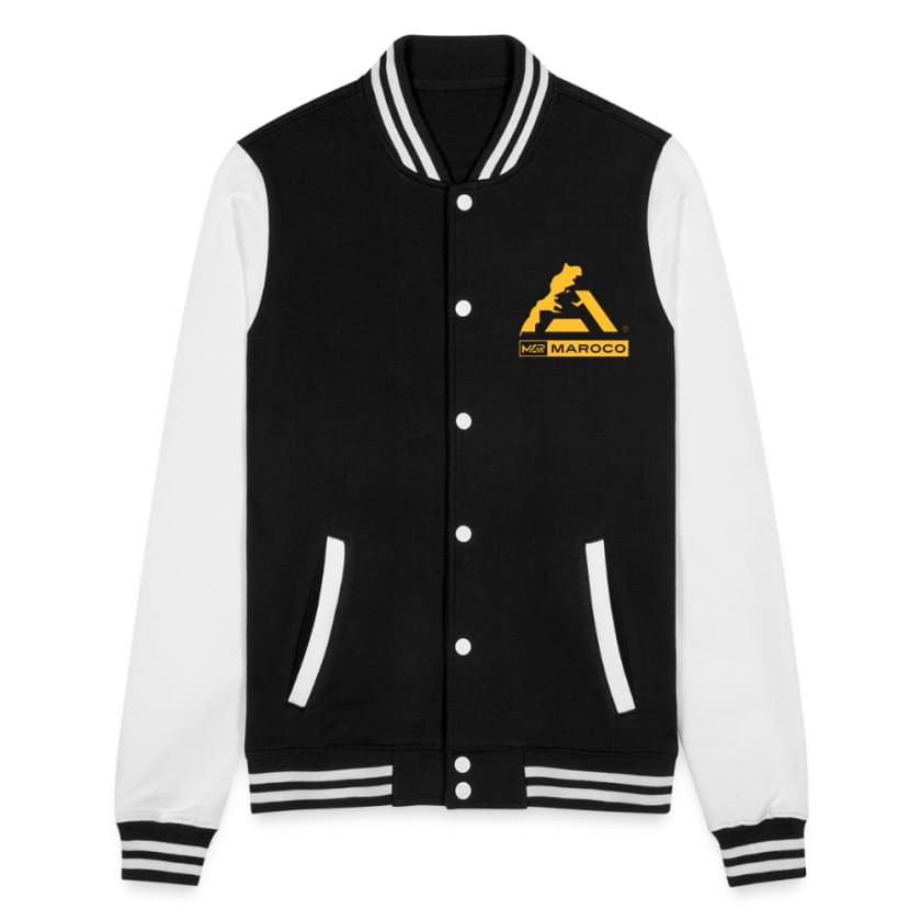 Veste Teddy MAR Dima Maroc - noir/blanc