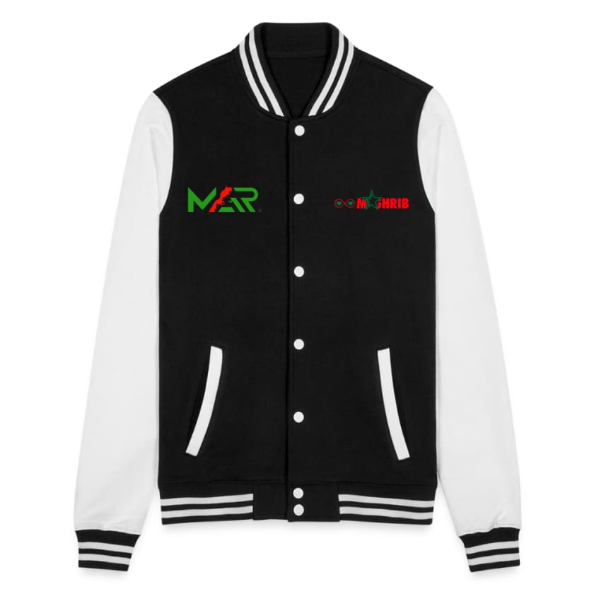 Veste Teddy MAR LoveMaghrib - noir/blanc