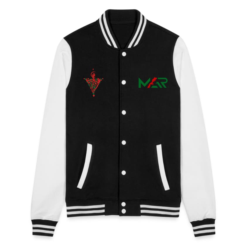 Veste Teddy MARBerbère by Maroco - noir/blanc