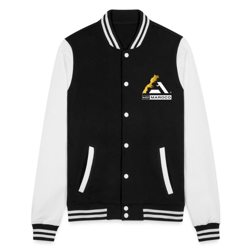 Veste Teddy MARGOLD by Maroco - noir/blanc