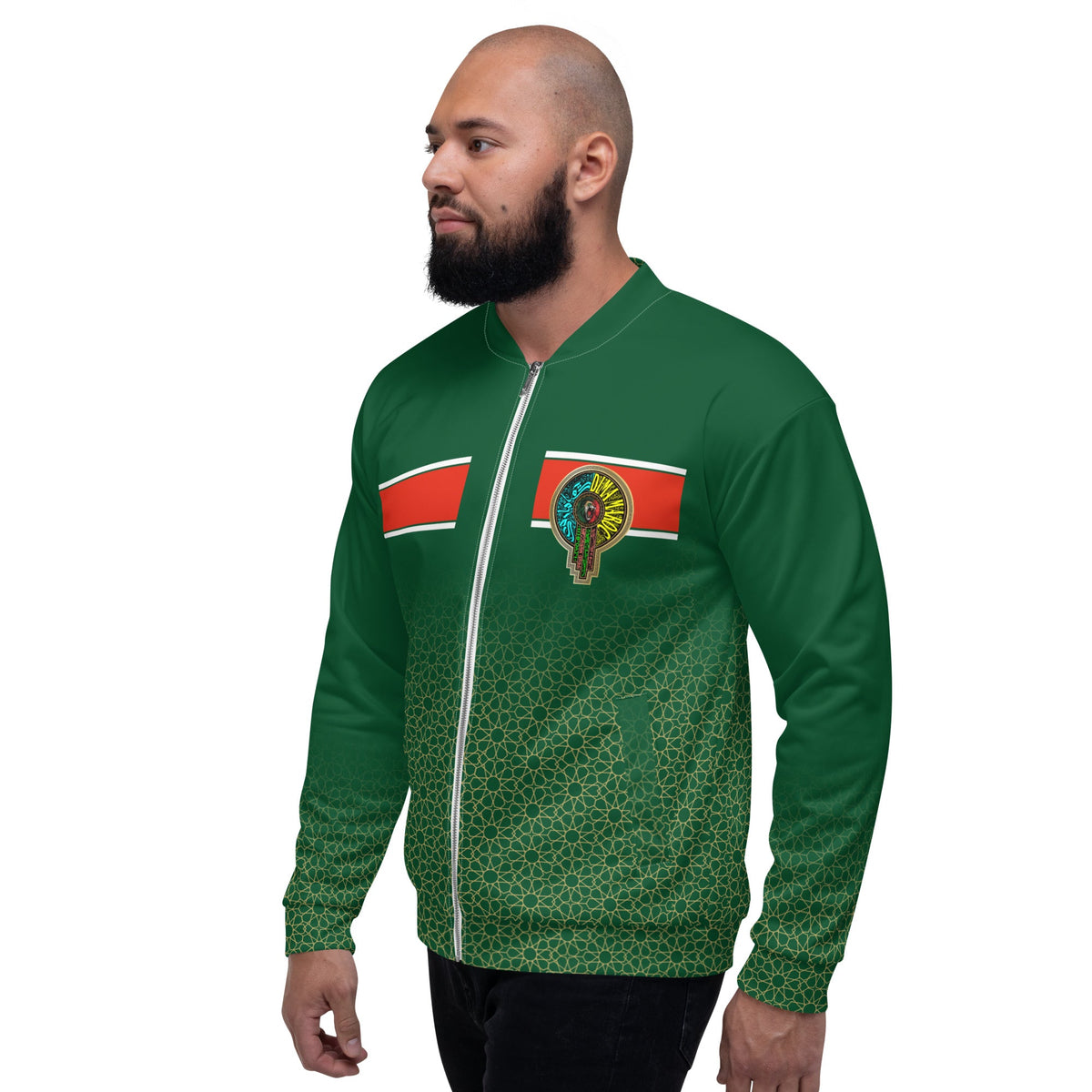 Veste verte Collection MAR Mosaïque unisexe