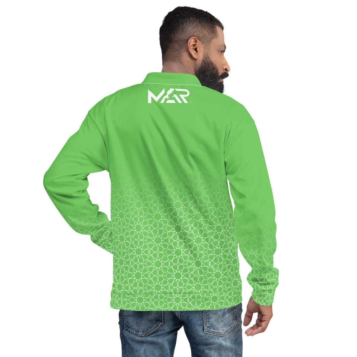 Veste verte Collection Mosaïque unisexe