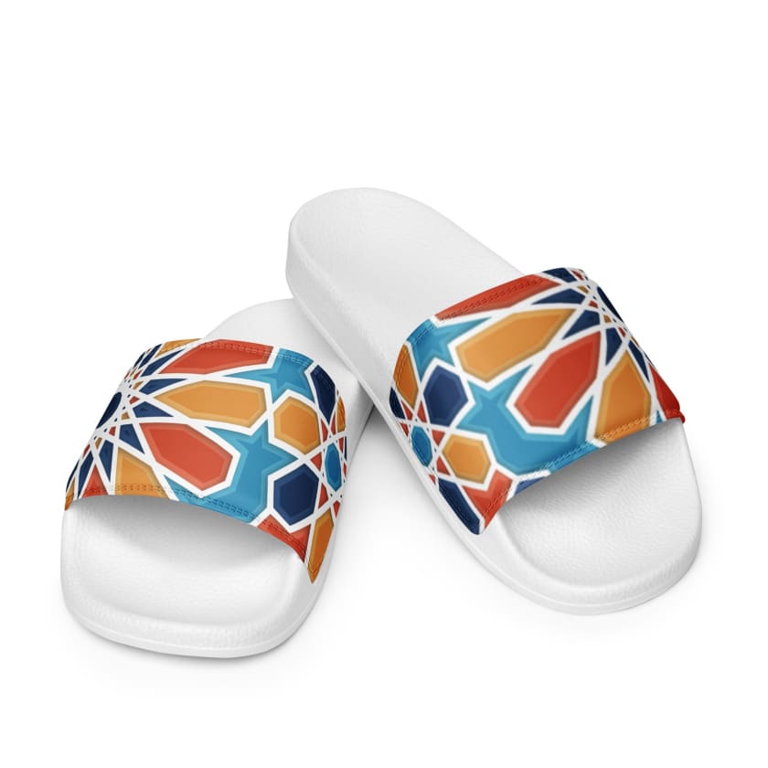 Claquettes Motif zellige Marocain pour femmes | Maroco la