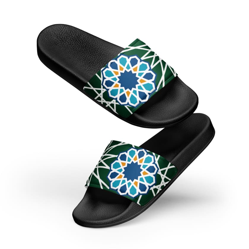 Claquettes Motif zellige Marocain tendance | Maroco la