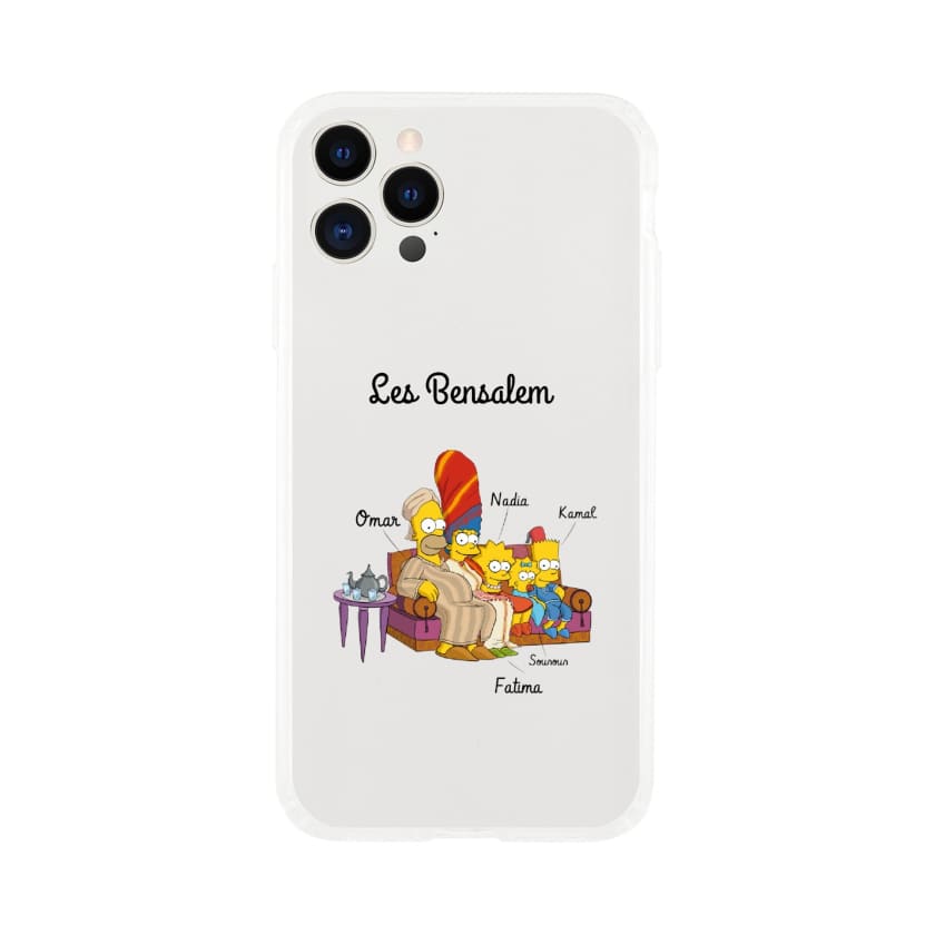 Coque de téléphone personnalisée Composez votre famille |