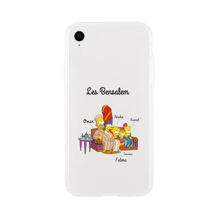 Coque de téléphone personnalisée Composez votre famille |