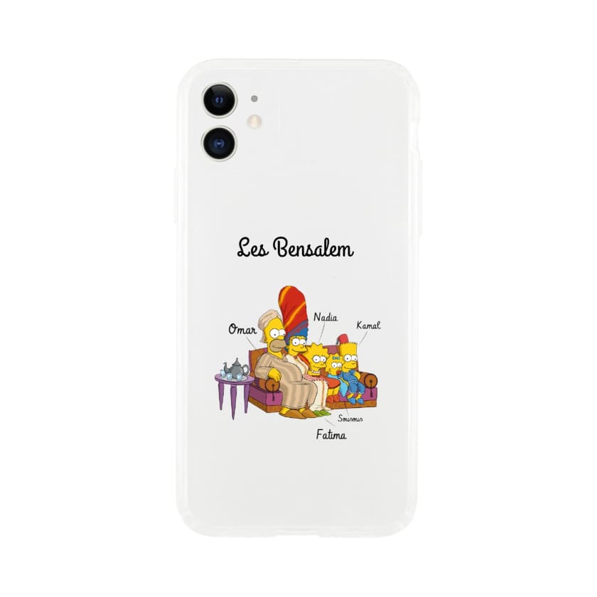 Coque de téléphone personnalisée Composez votre famille |