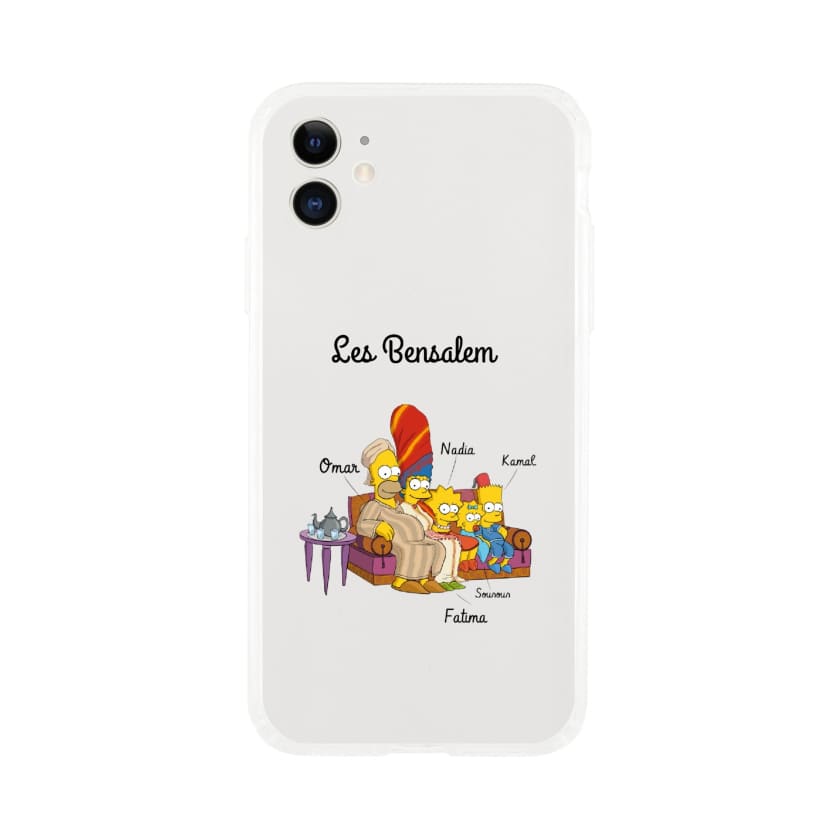 Coque de téléphone personnalisée Composez votre famille |