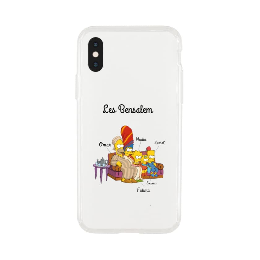 Coque de téléphone personnalisée Composez votre famille |