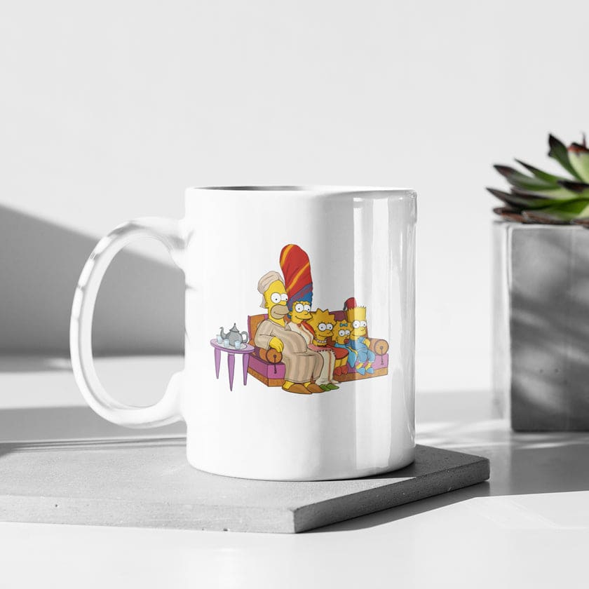 cadeau-mug-personalise-famille-simpson-marocaine