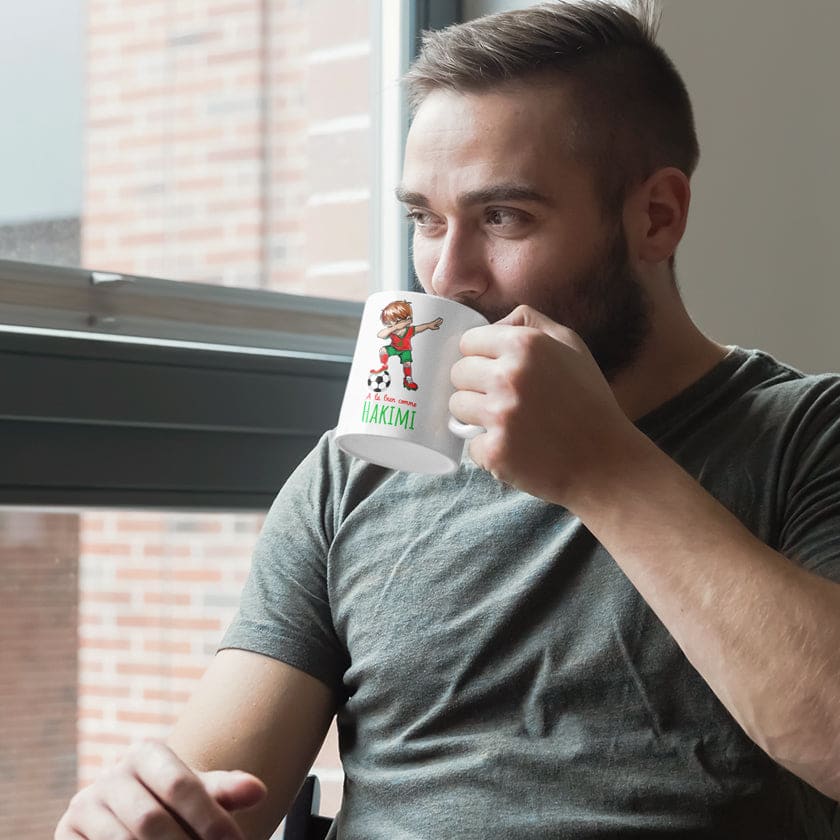 Personnalisez-moi Mug prénom Joueur équipe Marocaine |