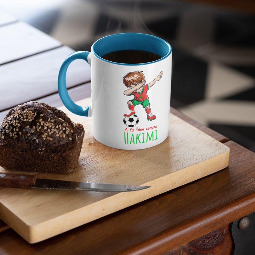 Personnalisez-moi Mug prénom Joueur équipe Marocaine |