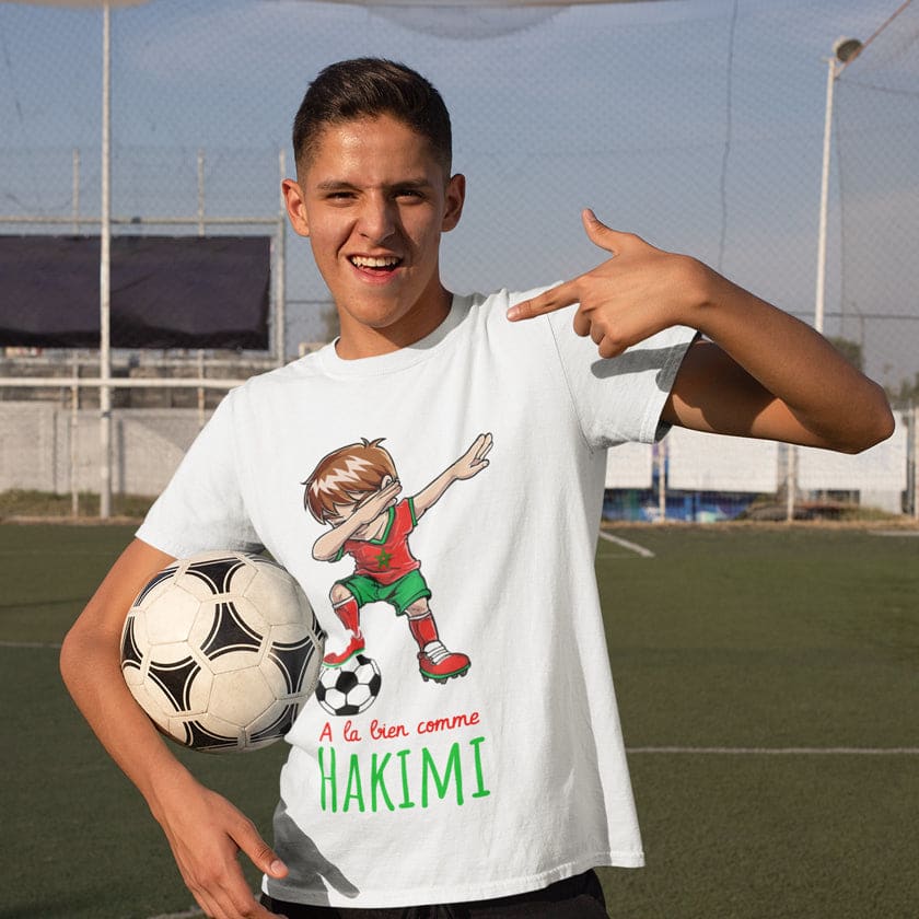 Personnalisez-moi Tee shirt Maroc foot personnalisé maillot équipe