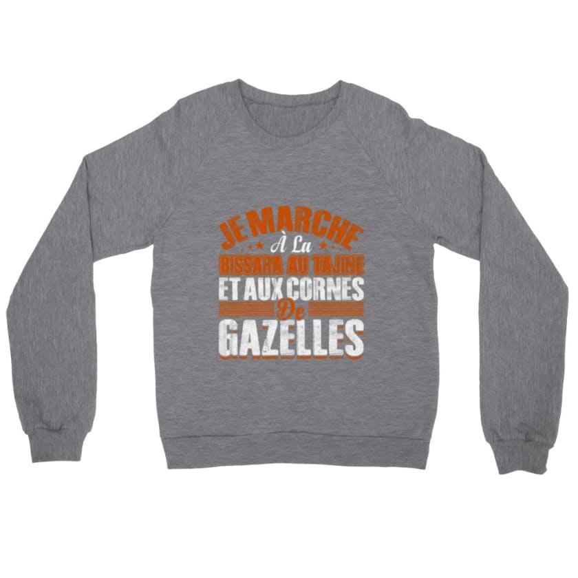 Premium Unisex Crewneck Sweatshirt - Heather Gray / S - 