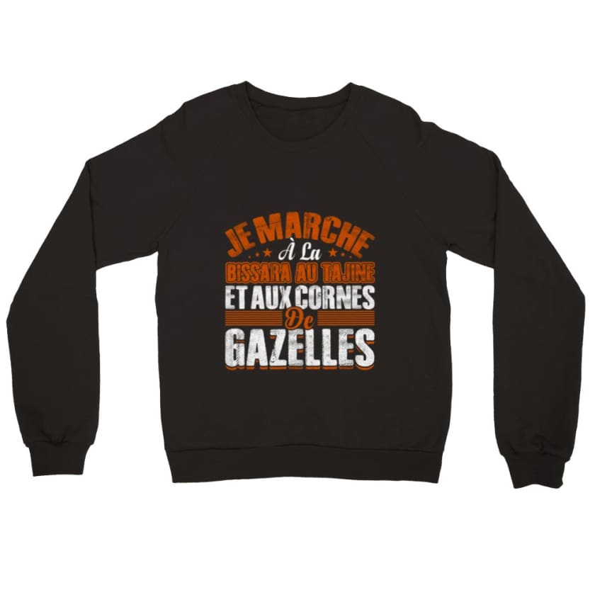 Premium Unisex Crewneck Sweatshirt - Black / S - Print 