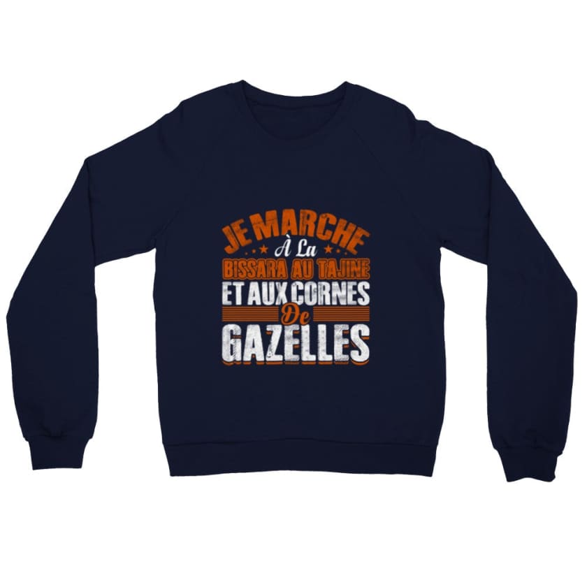 Premium Unisex Crewneck Sweatshirt - Navy / S - Print 