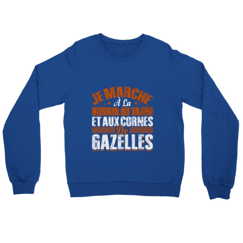 Premium Unisex Crewneck Sweatshirt - Royal / S - Print 