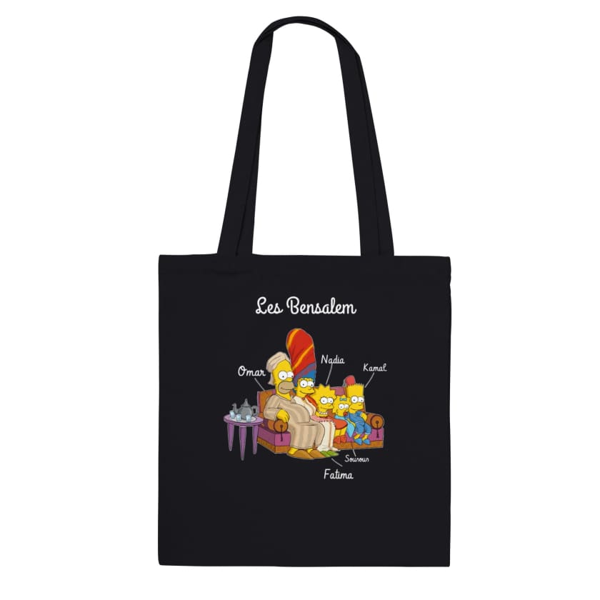 Sac fourre-tout Tote bag personnalisé Famille Marocaine