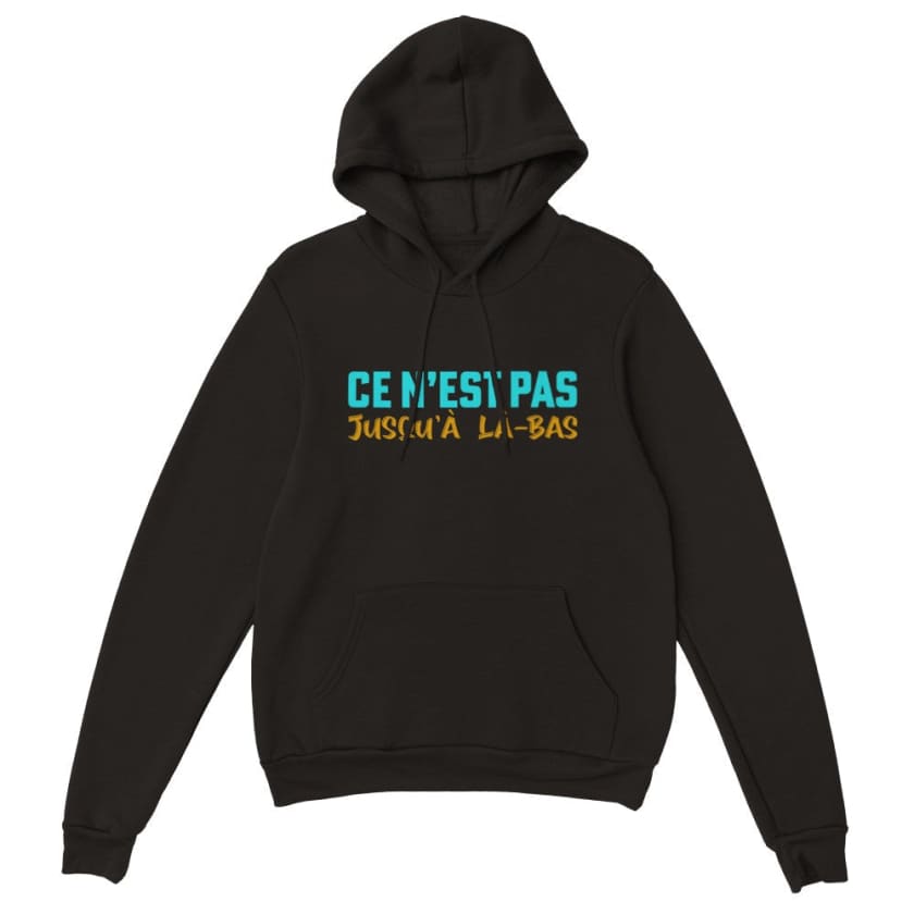 Sweat à capuche ce n’est pas jusqu’à là-bas - Black / S - 