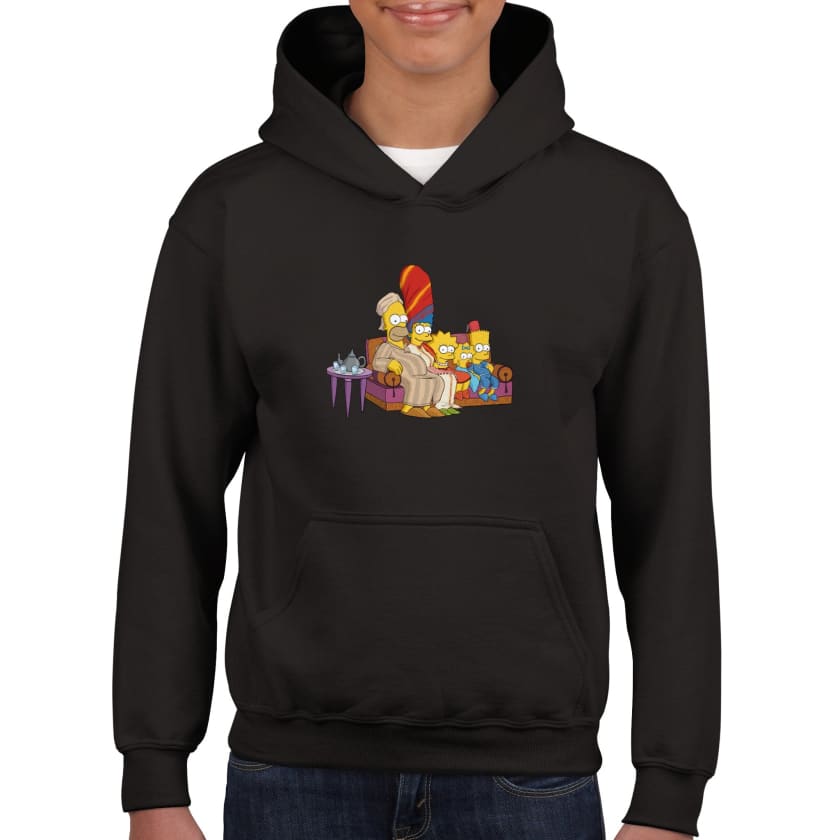 Sweat à capuche famille cartoon à la marocaine enfant |