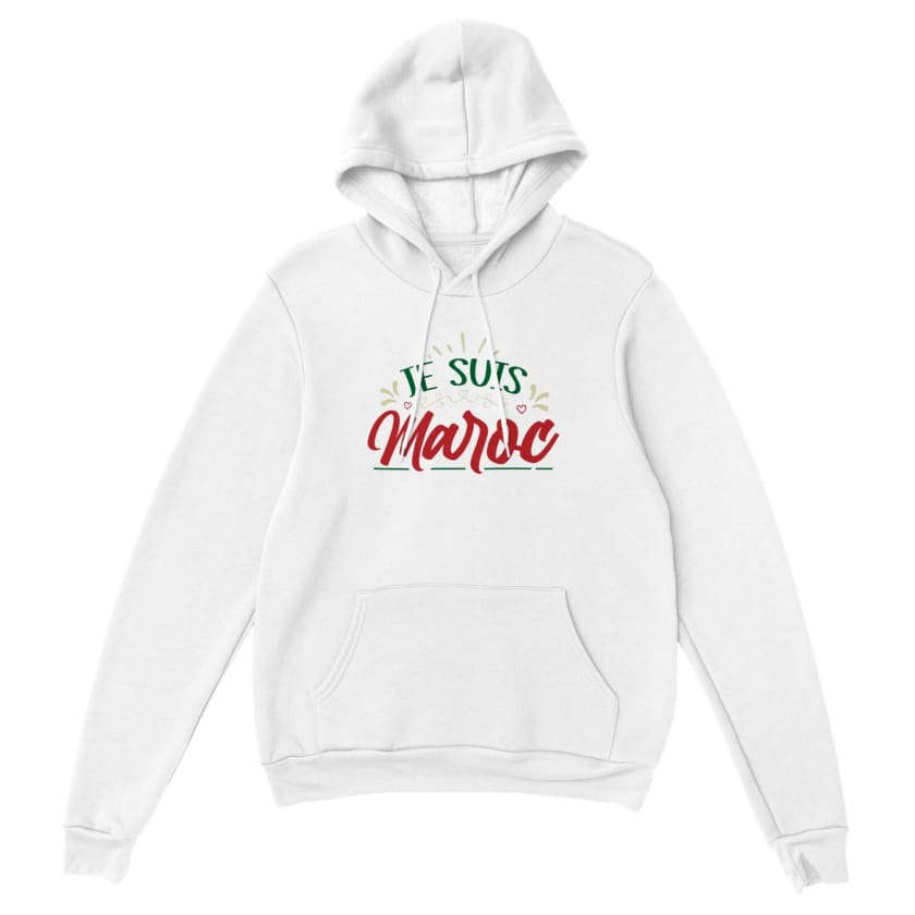 Sweat à capuche Je suis Maroc unisexe | Gelato