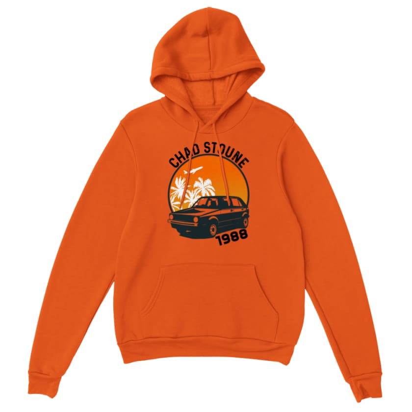 Sweat à capuche Maroc chad stoun golf 1988 - Orange / S - 