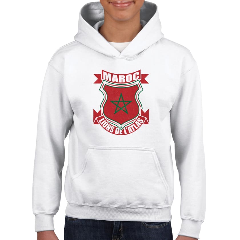 Sweat à capuche Maroc Lions de l’Atlas enfant | Gelato