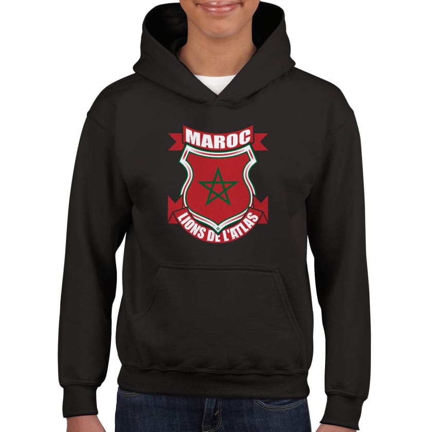 Sweat à capuche Maroc Lions de l’Atlas enfant | Gelato