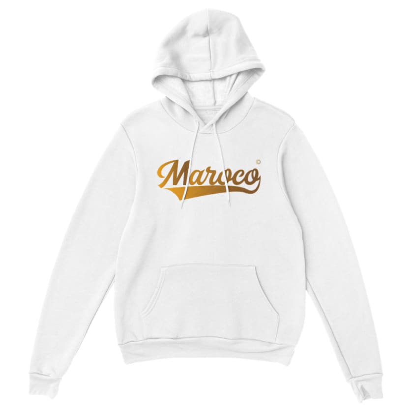 Sweat à capuche Maroco marque - White / S - Print Material