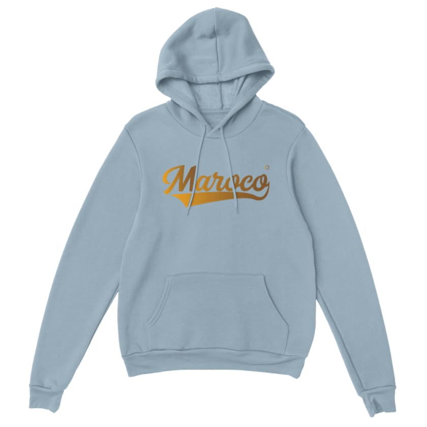 Sweat à capuche Maroco marque - Light Blue / S - Print 