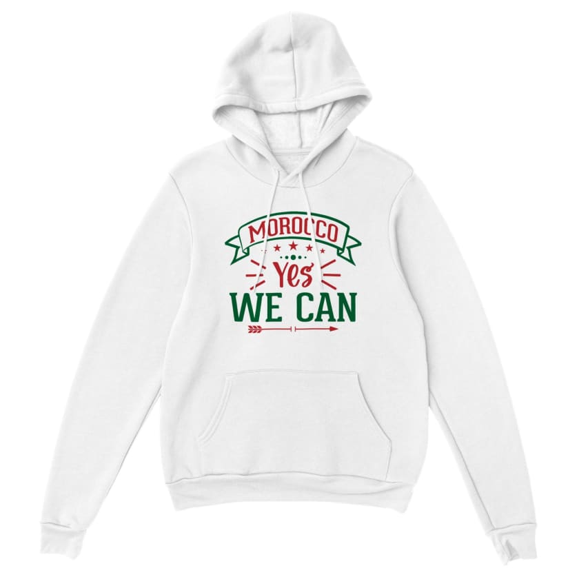 Sweat à capuche Morocco yes we can unisexe | Gelato