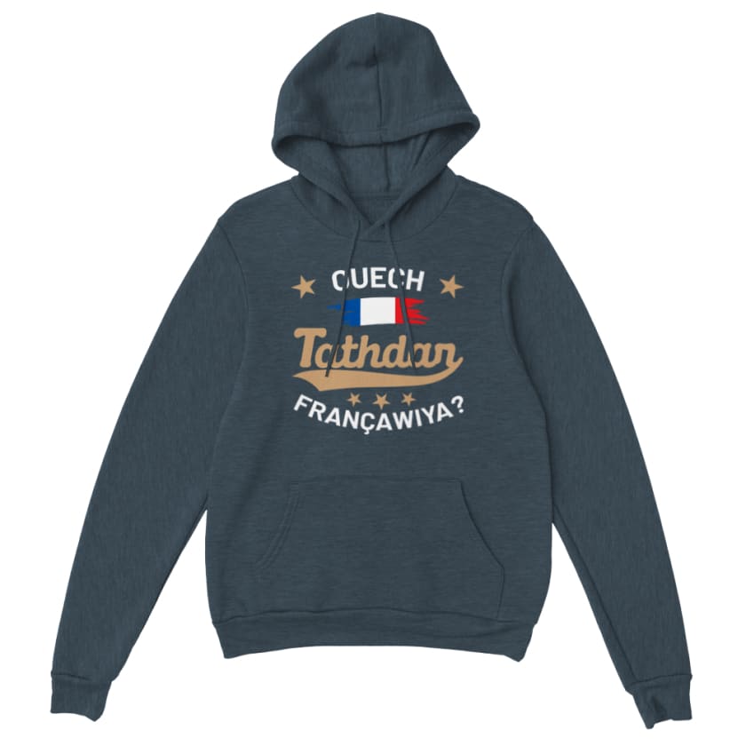 Sweat à Capuche Ouech Tathdar Françawiya - dark heather / S 