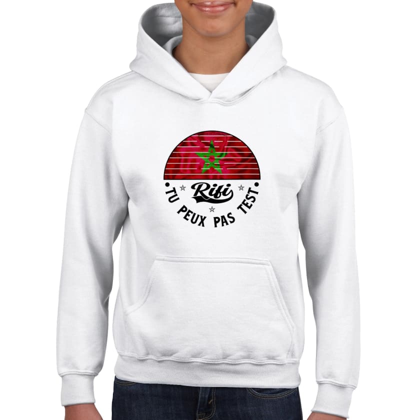 Sweat à capuche Rifi tu peux pas test enfant | Gelato