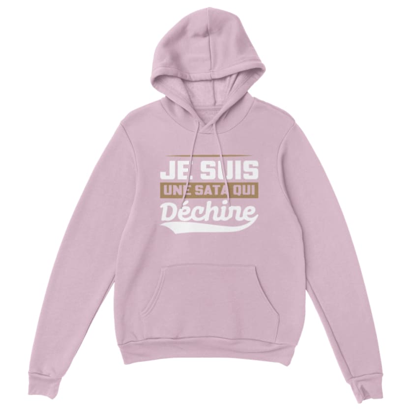 Sweat à capuche Sata qui déchire - light pink / S - Print 