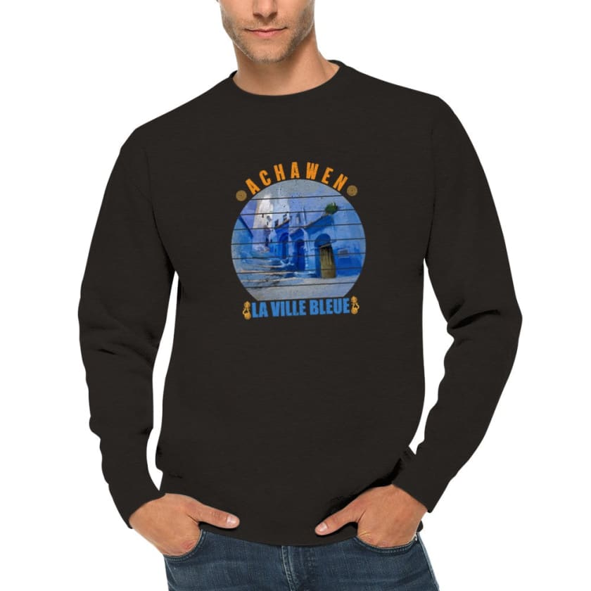 Sweat Achawen la ville bleue Maroc - Print Material