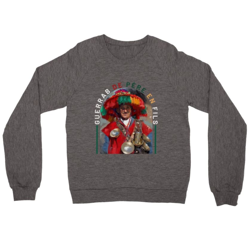 Sweat Guerrab de père en fils Maroc - Charcoal Heather / S -