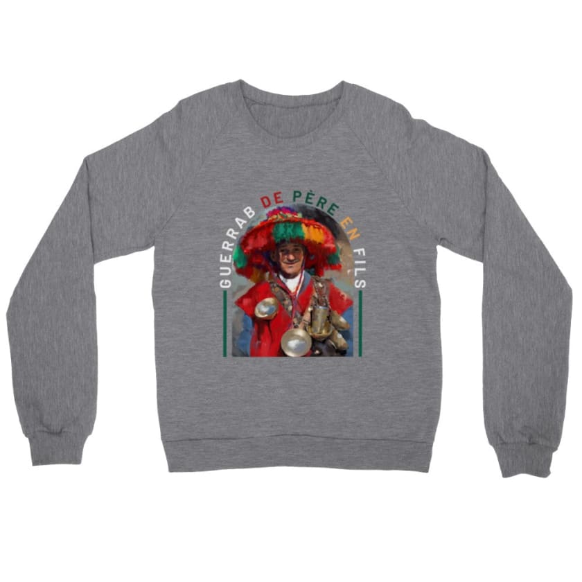 Sweat Guerrab de père en fils Maroc - Heather Gray / S - 