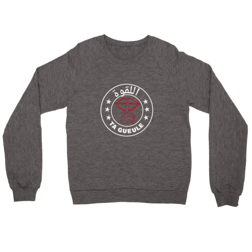 Sweatshirt Alakwa ta gueule - Charcoal Heather / S - Print 